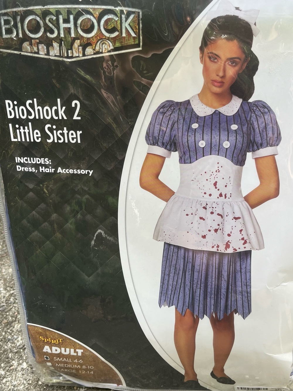 Bioshock 2 costume little sister adult small new